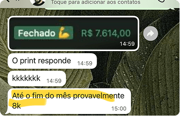 Depoimento de aluna