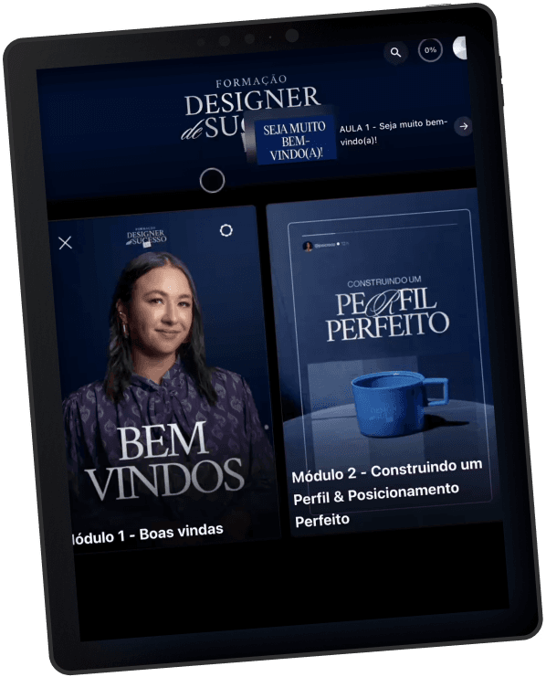 Aulas práticas dentro da área de membros
